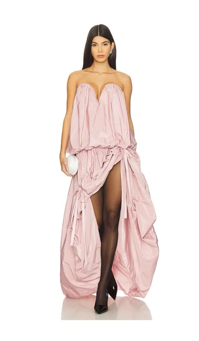 Aknvas X Revolve Ane Taffeta Gown In Purple