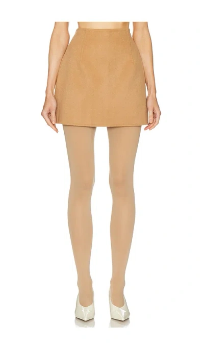 Aknvas X Revolve Cherry Skirt In Tan