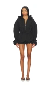 Aknvas X Revolve Louise Tech Taffeta Jumpsuit In Black