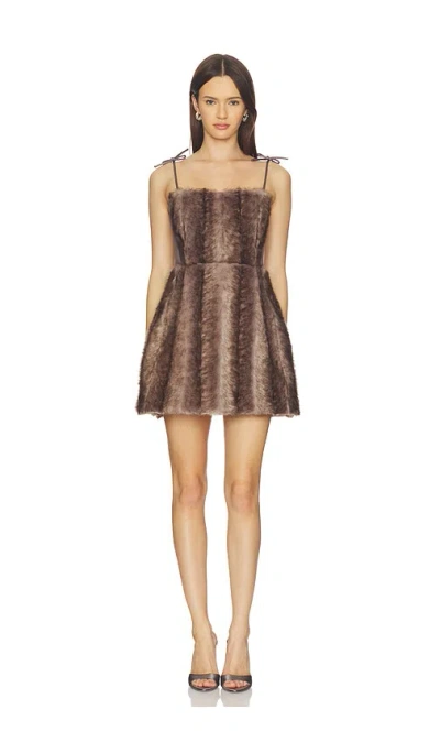 Aknvas X Revolve Sigrid Dress In Brown