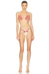 Akoia Swim Ayu Bikini Set In Coconut Multi