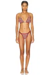 Akoia Swim Baris Bikini Set In Red