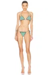 Akoia Swim Camour Bikini Set In Moss Green