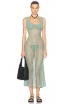 Akoia Swim Chesa Knit Cotton Maxi Dress In Light Sage