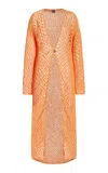 AKOIA SWIM EXCLUSIVE CROCHETED COTTON KAFTAN