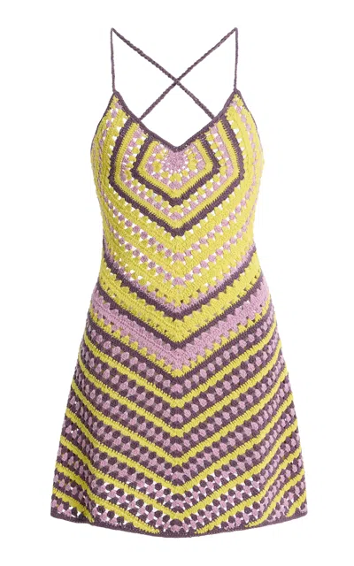 Akoia Swim Exclusive Multicolored Cotton Mini Dress