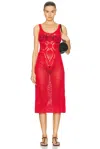 Akoia Swim Floridita Dress In Red