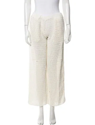 Pre-owned Akoia Swim Lace Pattern Cover-up In Neutrals