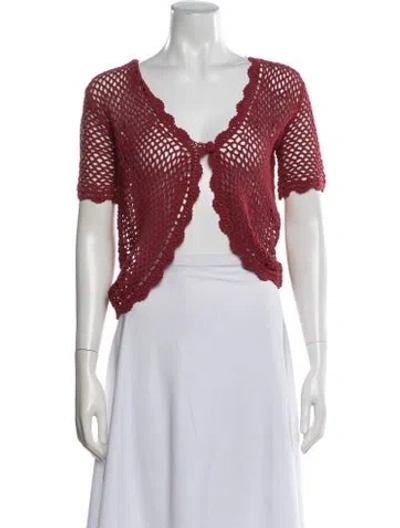 Pre-owned Akoia Swim Open Front Sweater W/ Tags In White