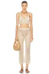 Akoia Swim Poppi Pant Set In Coconut