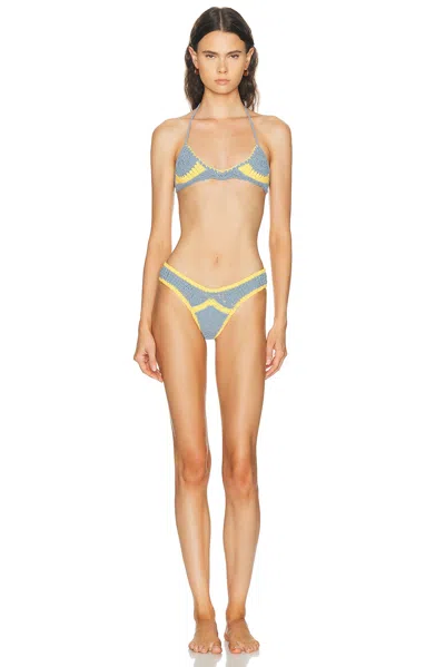 Akoia Swim Sarifa Bikini Set In Blue