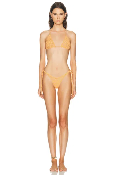 Akoia Swim Surya Bikini Set In Orange