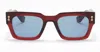 Akoni Cosmo - Crystal Burgundy / White Gold Sunglasses