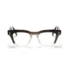 Akoni Ara Bold Rectangular Eyeglasses With Gradient Transition In Neutral