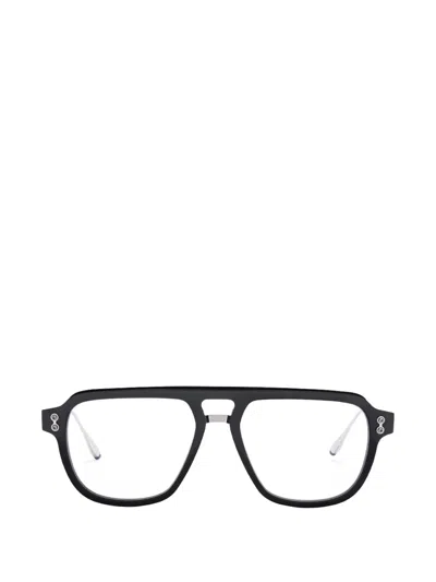 Akoni Argo Pilot-frame Glasses In Black