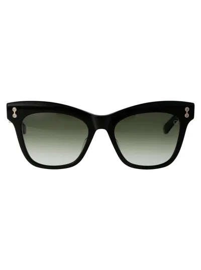 Akoni Black W Acetate Sunglasses