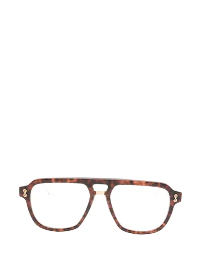 Akoni Browline Glasses In Brown