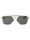 Akoni Brushed White Gold Titanium Sunglasses