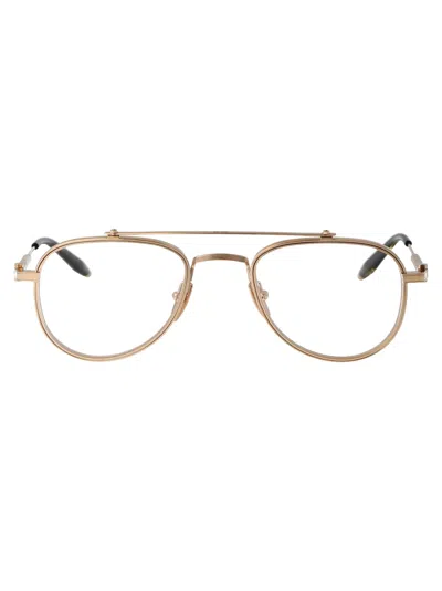 Akoni Brushed White Gold-matte White Gold-dark Tortoise Titanium Glasses