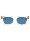 Akoni Clr-gld Acetate / Metal Sunglasses In White