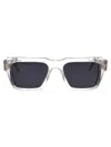 Akoni Clr-gry Acetate / Metal Sunglasses In Blue