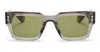 Akoni Cosmo - Dark Grey Crystal / Black Palladium Sunglasses In Gray