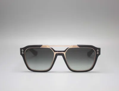 Pre-owned Akoni Discovery Aks-509a 55size Blk-rse Black/gold Sunglasses/unisex In Gray