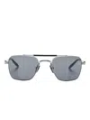 Akoni Europa Square-frame Sunglasses In Grau