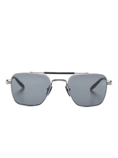 Akoni Europa Square-frame Sunglasses In Grau