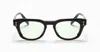 Akoni Orion - Black Crystal Glasses In Dark Grey, White Gold