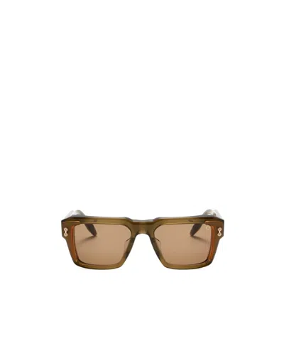 Akoni Full Frame Sunglasses In Green
