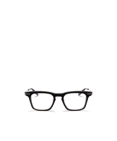 Akoni Geometric Flat Mirror In Black