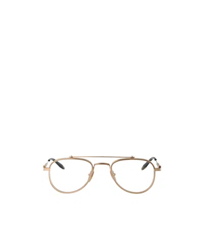 Akoni Geometric Frame Plano Lens In Gold