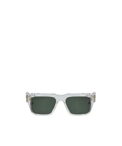 Akoni Geometric Sunglasses In Green