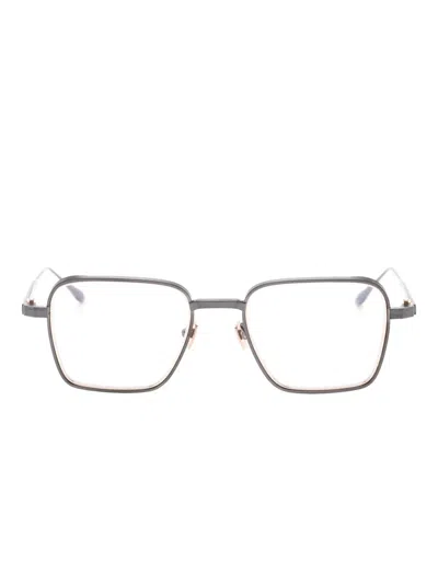 Akoni Giano Square Frame Glasses In Gray