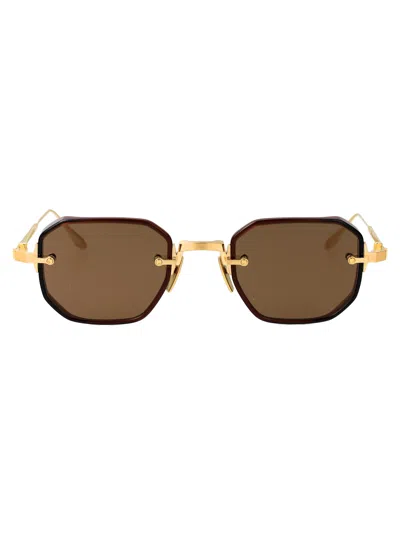AKONI AKONI GLD METAL SUNGLASSES