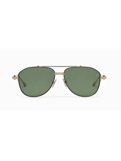 Akoni Helios Sunglasses In Green
