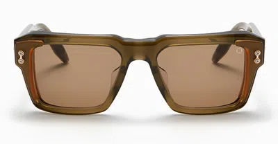 AKONI HERCULES - OLIVE GREEN SUNGLASSES