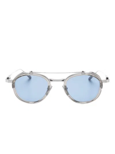 Akoni Infinity Sunglasses In Silver