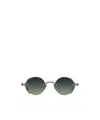 Akoni Jupiter Sunglasses In Brushed Black Palladium