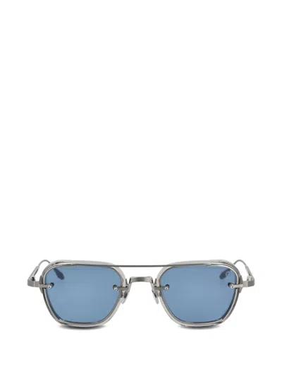 Akoni Jura Square Sunglasses In Silver