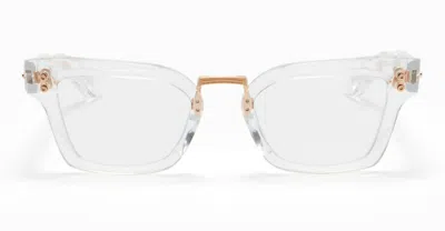 Akoni Luna - Crystal Clear / Brushed White Gold Rx Glasses