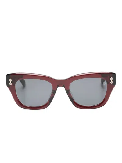Akoni Nebula Sunglasses In Red