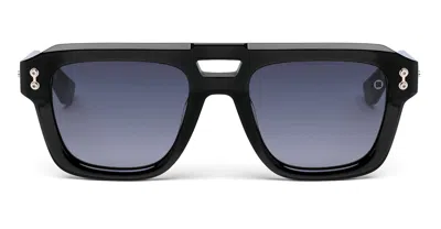Akoni Perseus - Black Sunglasses In Blue
