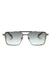 Akoni Square-frame Sunglasses In Black