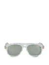 Akoni Pilot-frame Sunglasses In Green