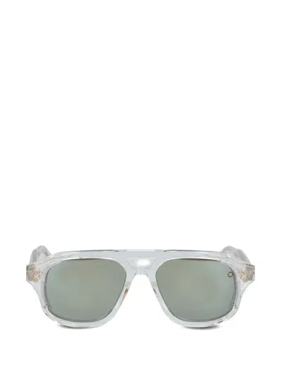 Akoni Pilot-frame Sunglasses In Neutral