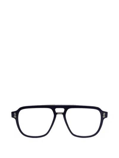 Akoni Pilot-frame Glasses In Blue