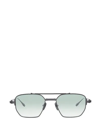 Akoni Proteus Geometric-frame Sunglasses In Silver