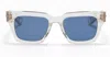 AKONI PYXIS - CRYSTAL CLEAR / WHITE GOLD SUNGLASSES